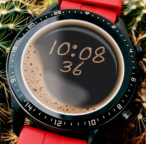 Coffee Watch Face