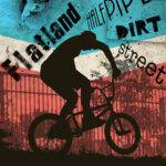 Get Ready to Ride: The Cool Parallax Theme with BMX on the Street and Graffiti Writing