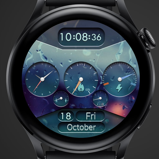 Rainy Day Watch Face – A Dynamic and Fun Design by Robert Bürger