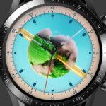Abstract Green Watch Face – A Stunning Addition to Your Wearable Device